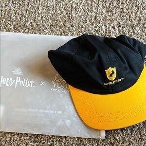 Hufflepuff Black and Yellow Cap NWT